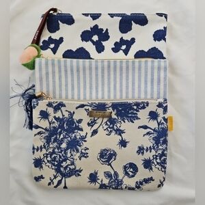 IPSY Floral and Striped Makeup Bag Lot(3).